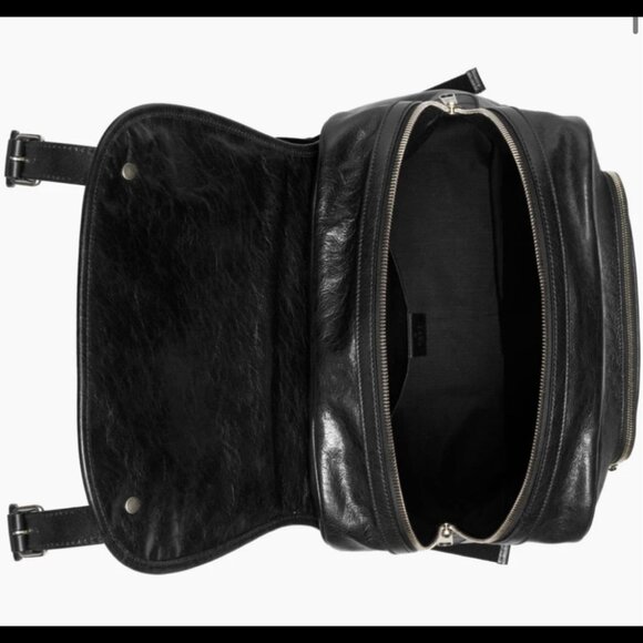 GUCCI MORPHEUS BACKPACK CALFSKIN OLD AGE LEATHER STYLE RARE SOPHISTICATED - Picture 12 of 16